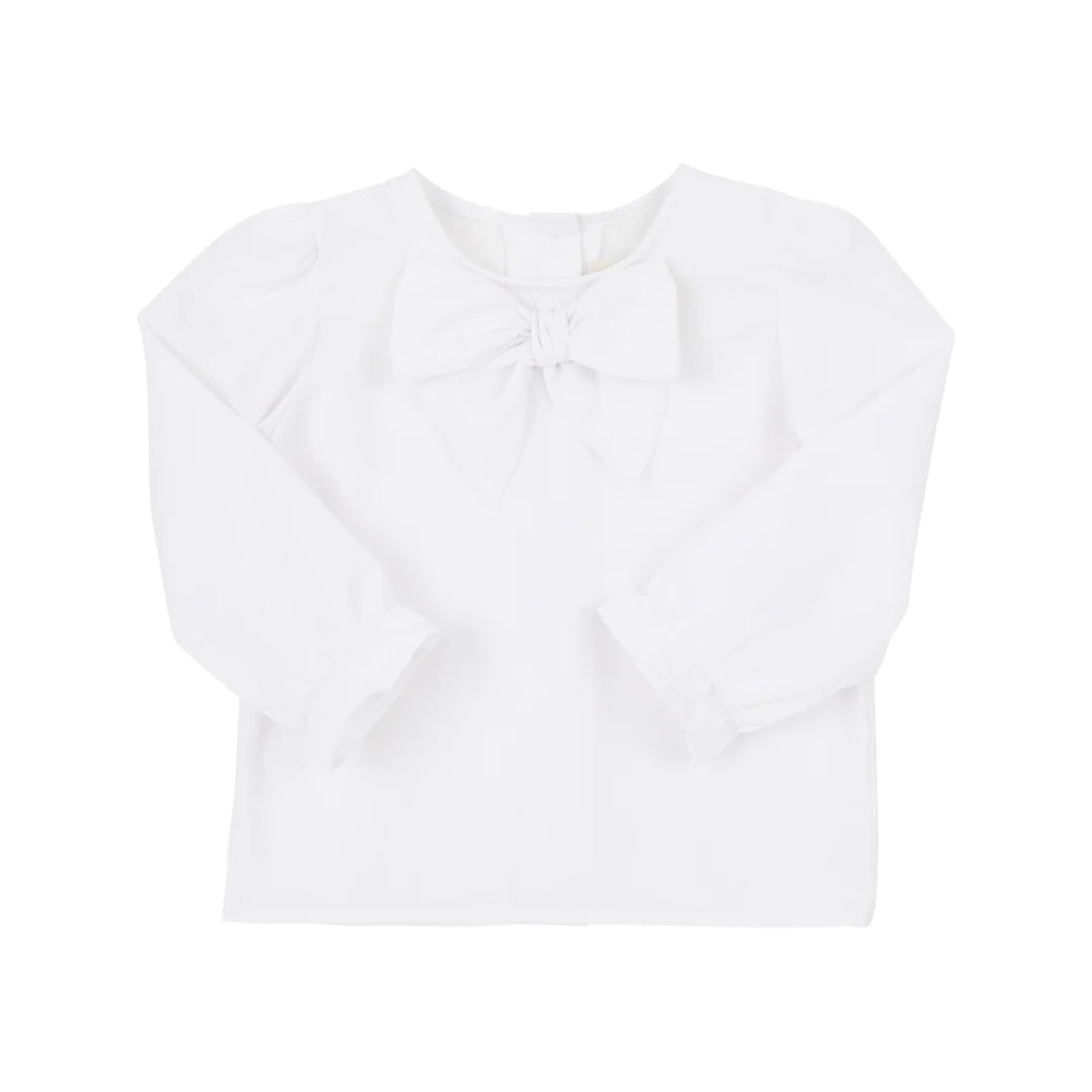 The Beaufort Bonnet Company White Bow Blouse